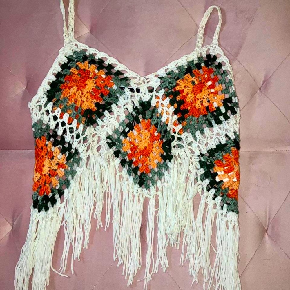 Crochet crop top